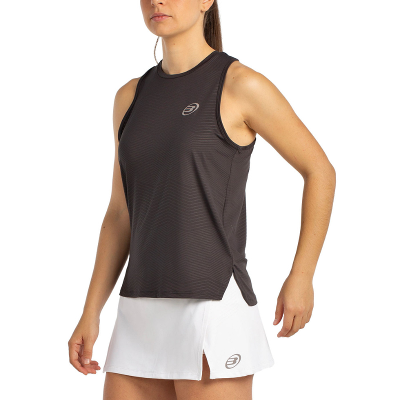 Débardeur Bullpadel Etilo Noir Femme