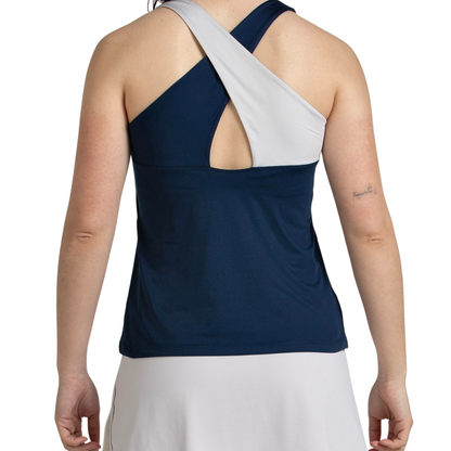 Débardeur Bullpadel Pado Bleu Marine Femme