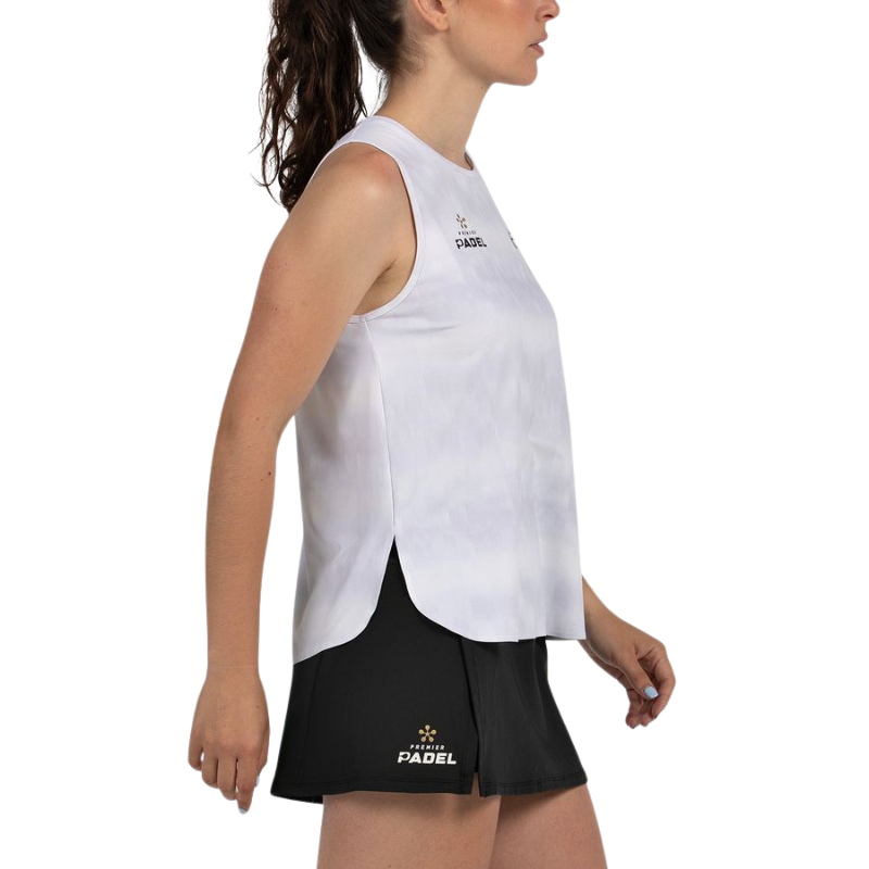 Débardeur Bullpadel Parnav Blanc Femme