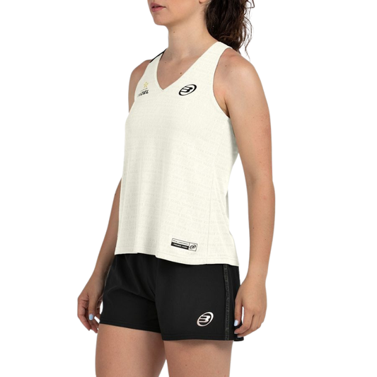 Débardeur Bullpadel Piura Blanc Femme
