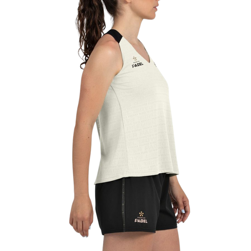 Débardeur Bullpadel Piura Blanc Femme