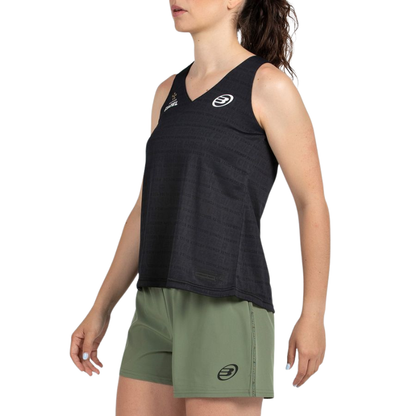Débardeur Bullpadel Piura Noir Femme