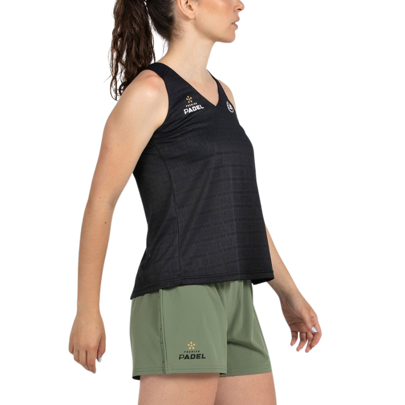 Débardeur Bullpadel Piura Noir Femme