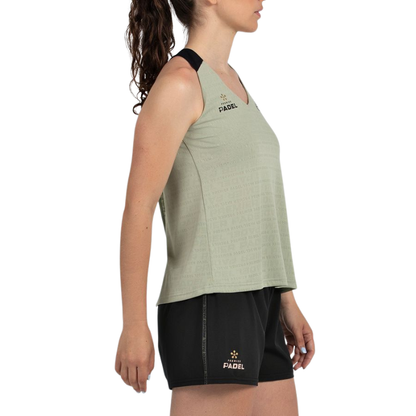 Débardeur Bullpadel Piura Vert Femme