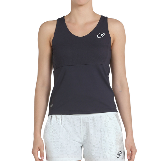 Débardeur Bullpadel Porru Noir Femme