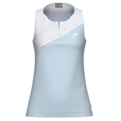 Débardeur Head Spirit Tank Top Blanc/Bleu Junior Girl