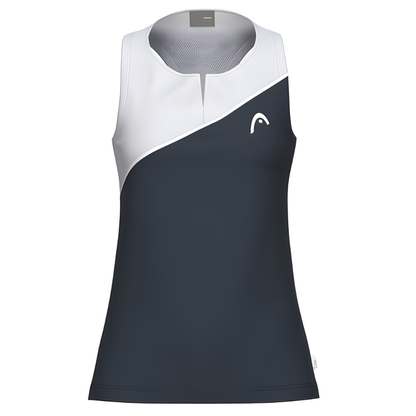 Débardeur Head Spirit Tank Top Blanc/Bleu Marine Femme