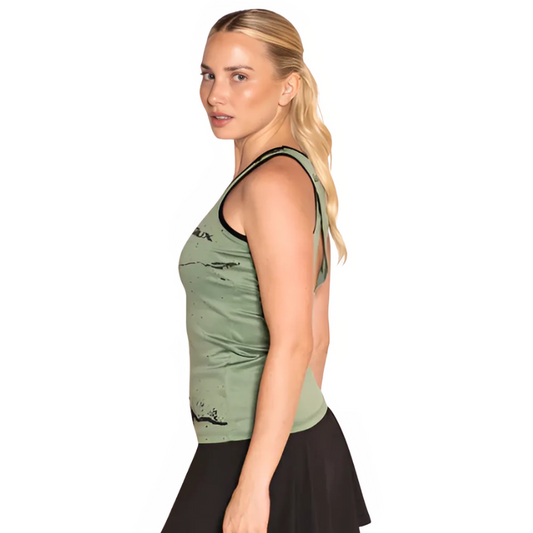 Débardeur Siux Splash Vert Femme