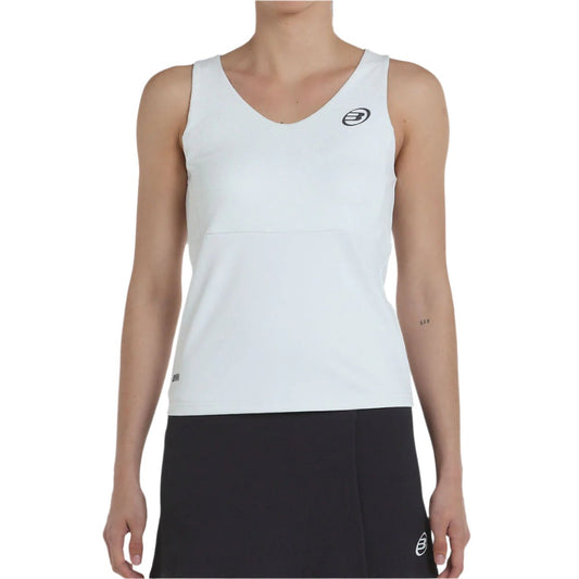 Débardeur Bullpadel Porru Blanc Femme