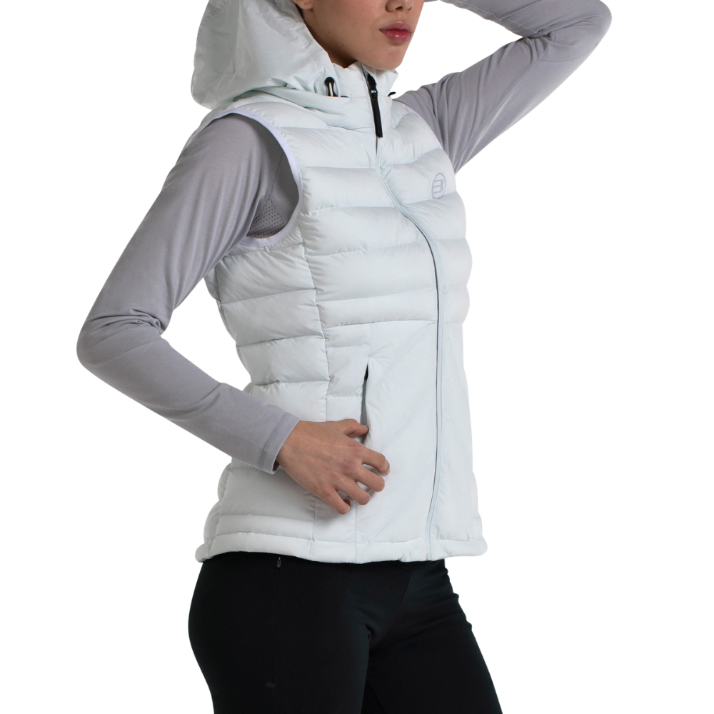 Doudoune sans manches Bullpadel Esela Blanc Femme