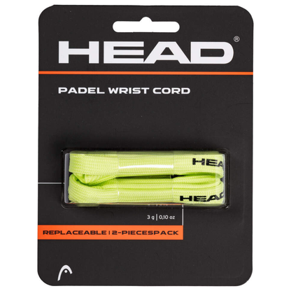 Dragonne Head Replaceable Padel Cord Jaune x2