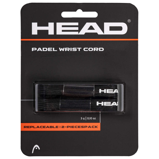 Dragonne Head Replaceable Padel Cord Noir x2