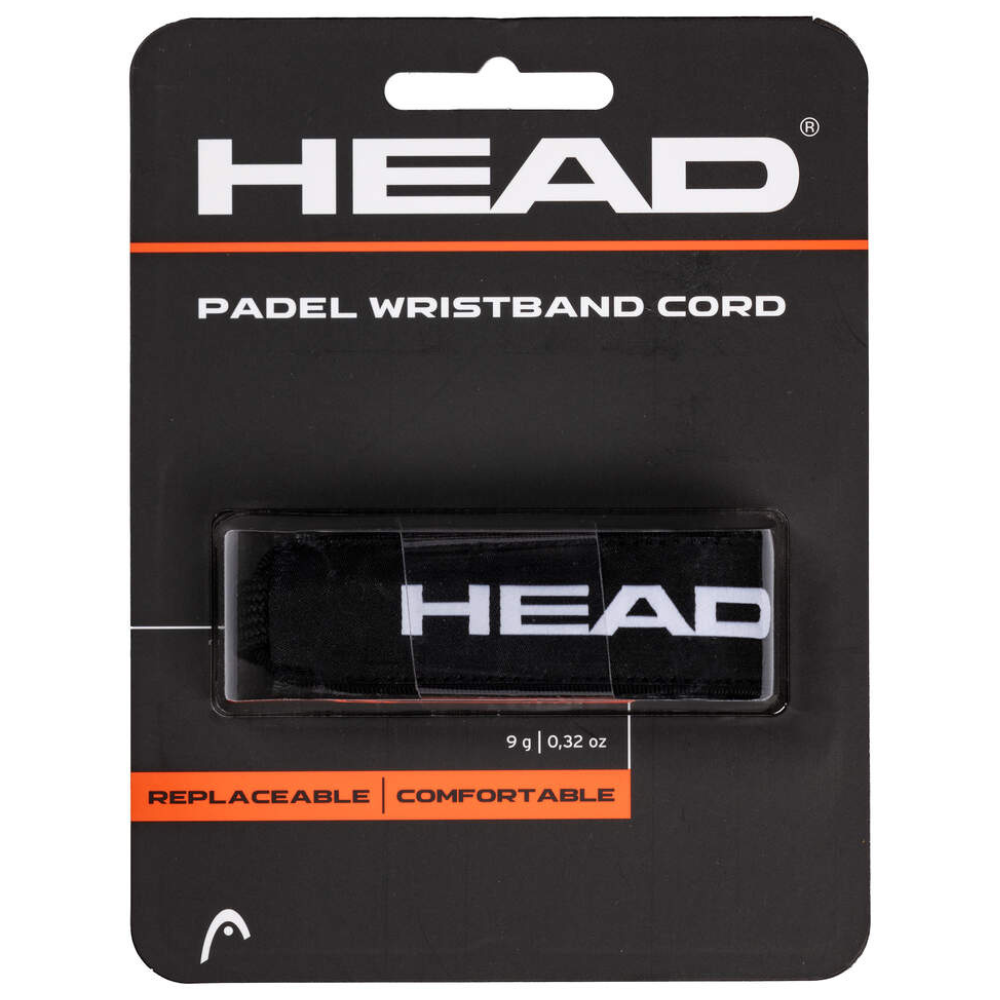 Dragonne Head Wrist Padel Cord Noir