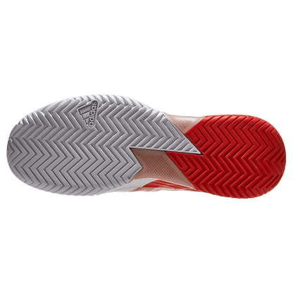 Chaussures de padel Homme Adidas Ubersonic 4 Blanc-Rouge