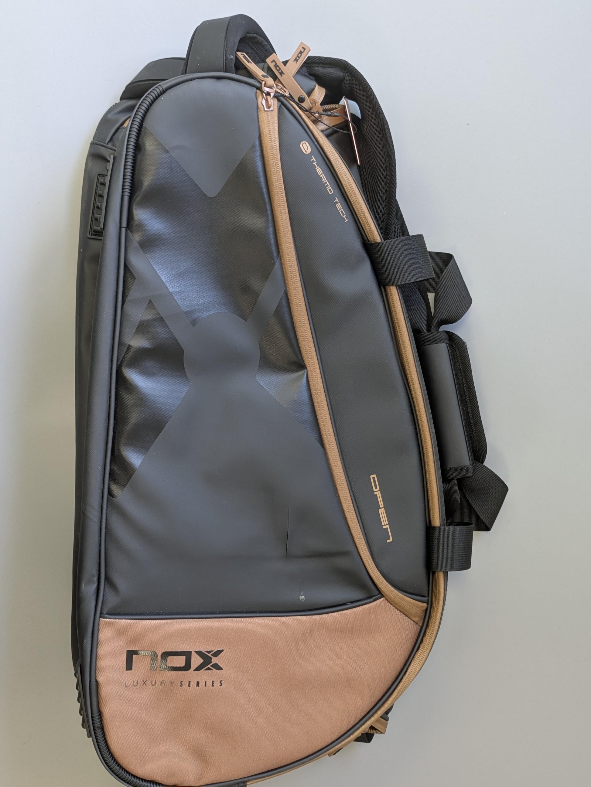 Sac de padel Nox Luxury Open Series Noir/Marron