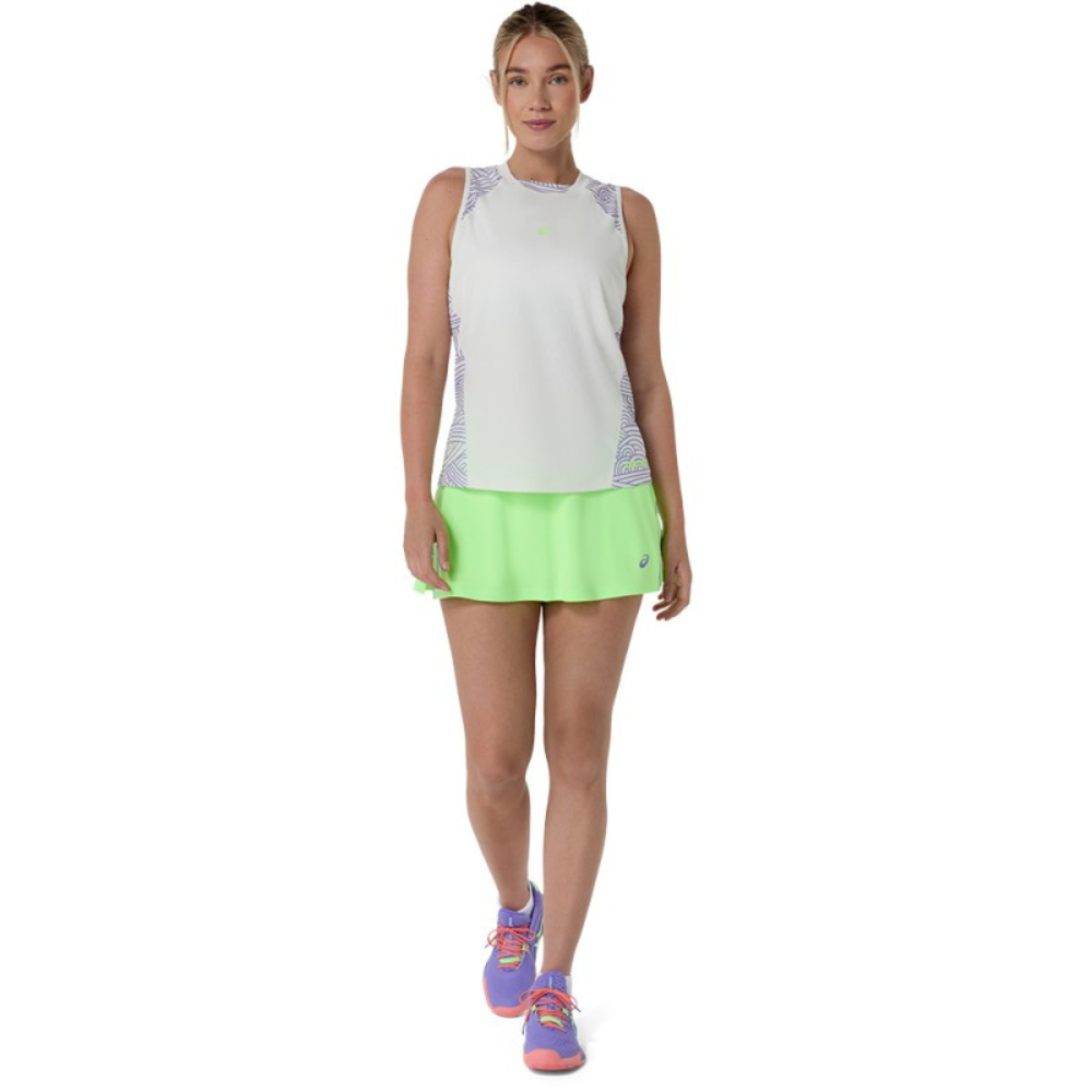 Jupe Asics Padel Court Skirt Vert Femme