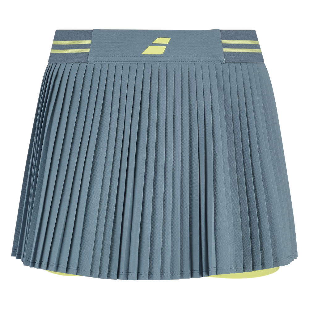 Jupe Babolat Play Skirt Bleu/Vert Femme - Esprit Padel Shop