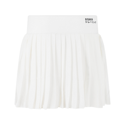 Jupe Osaka Pleated Skirt Blanc Femme