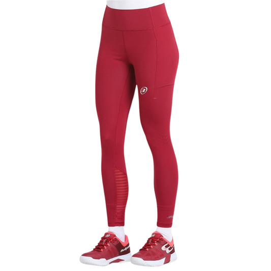 Legging Bullpadel Erais Rouge Femme