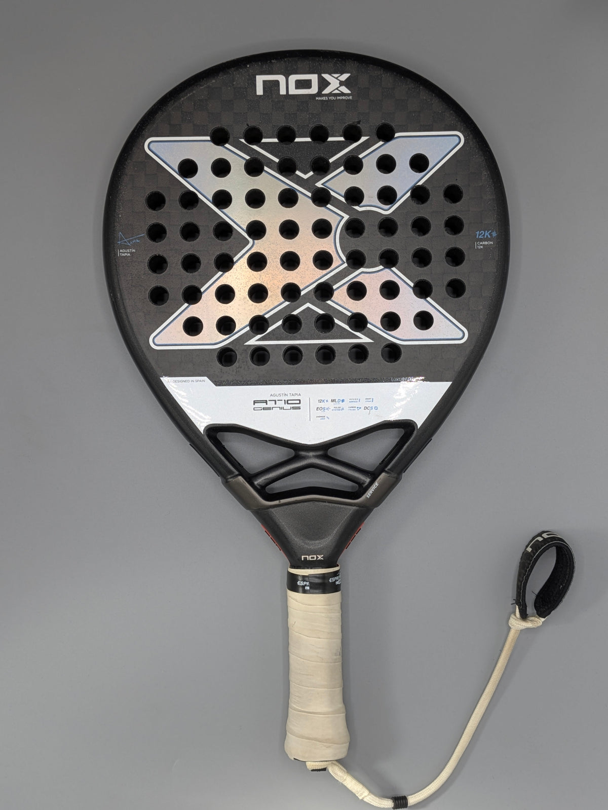 Raquette de padel Nox AT10 Genius 12K by Agustìn Tapia 2024
