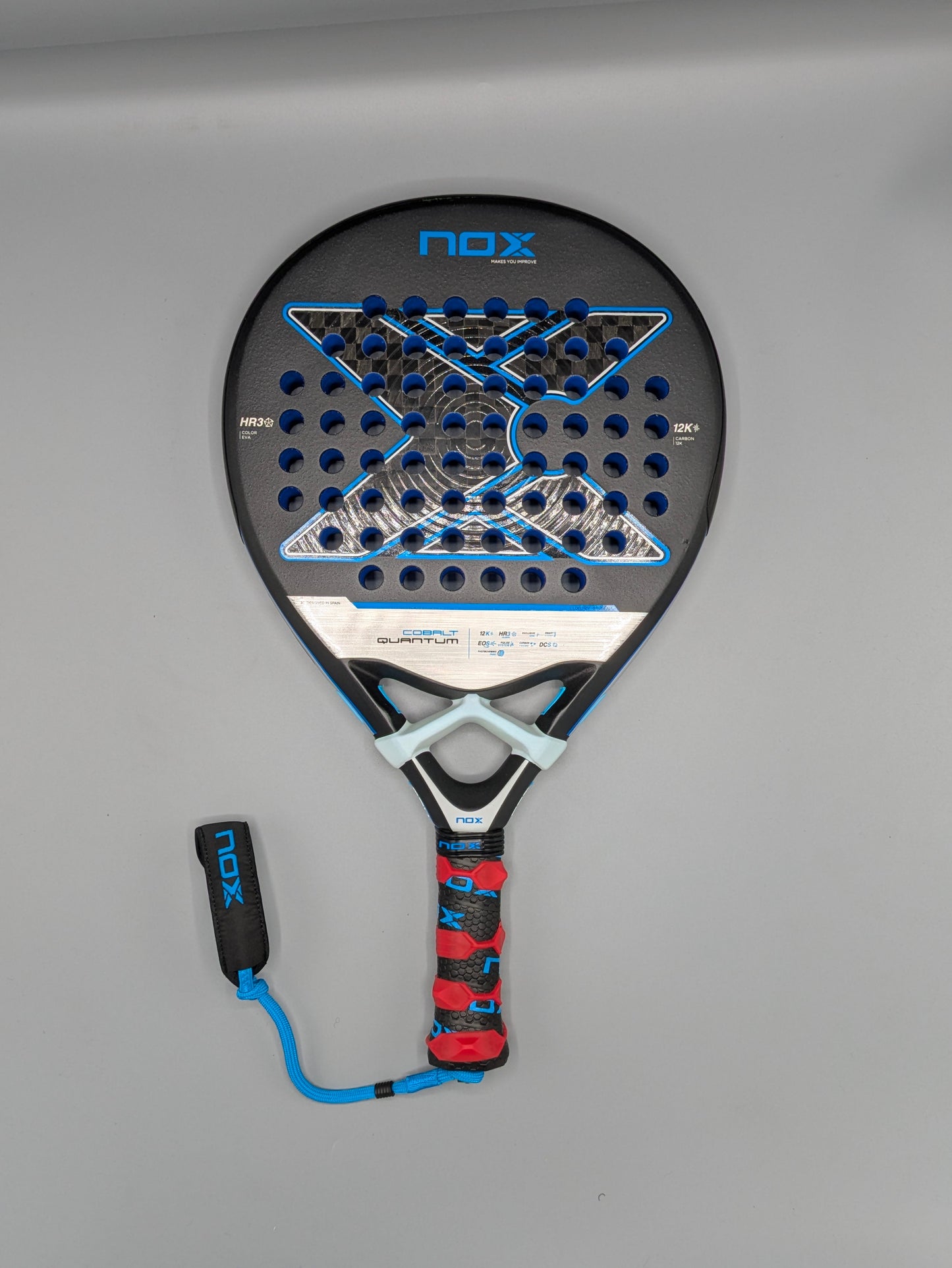 Raquette de padel Nox Quantum 12K Cobalt