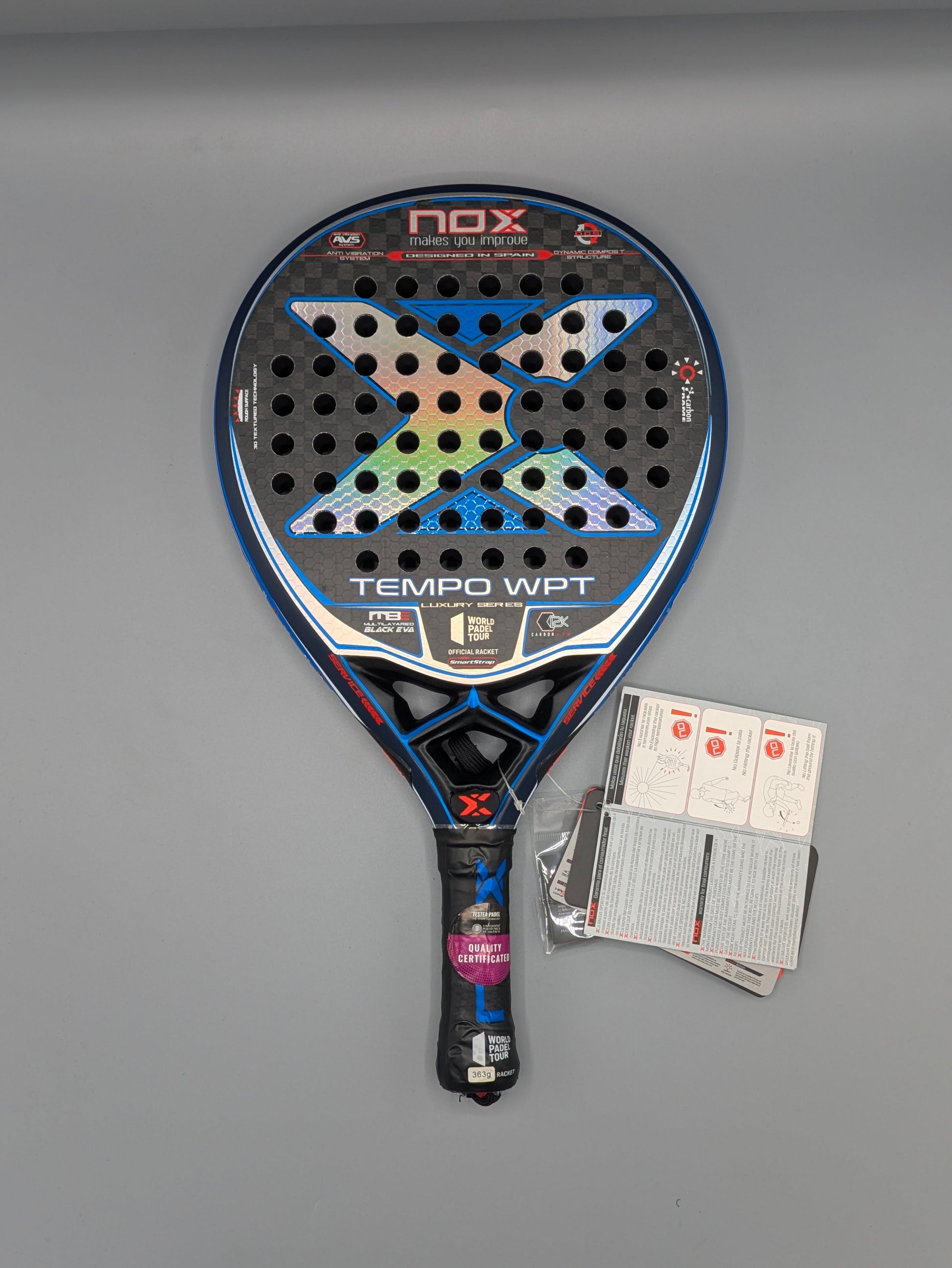 Raquette de padel Nox Tempo WPT Luxury 2022