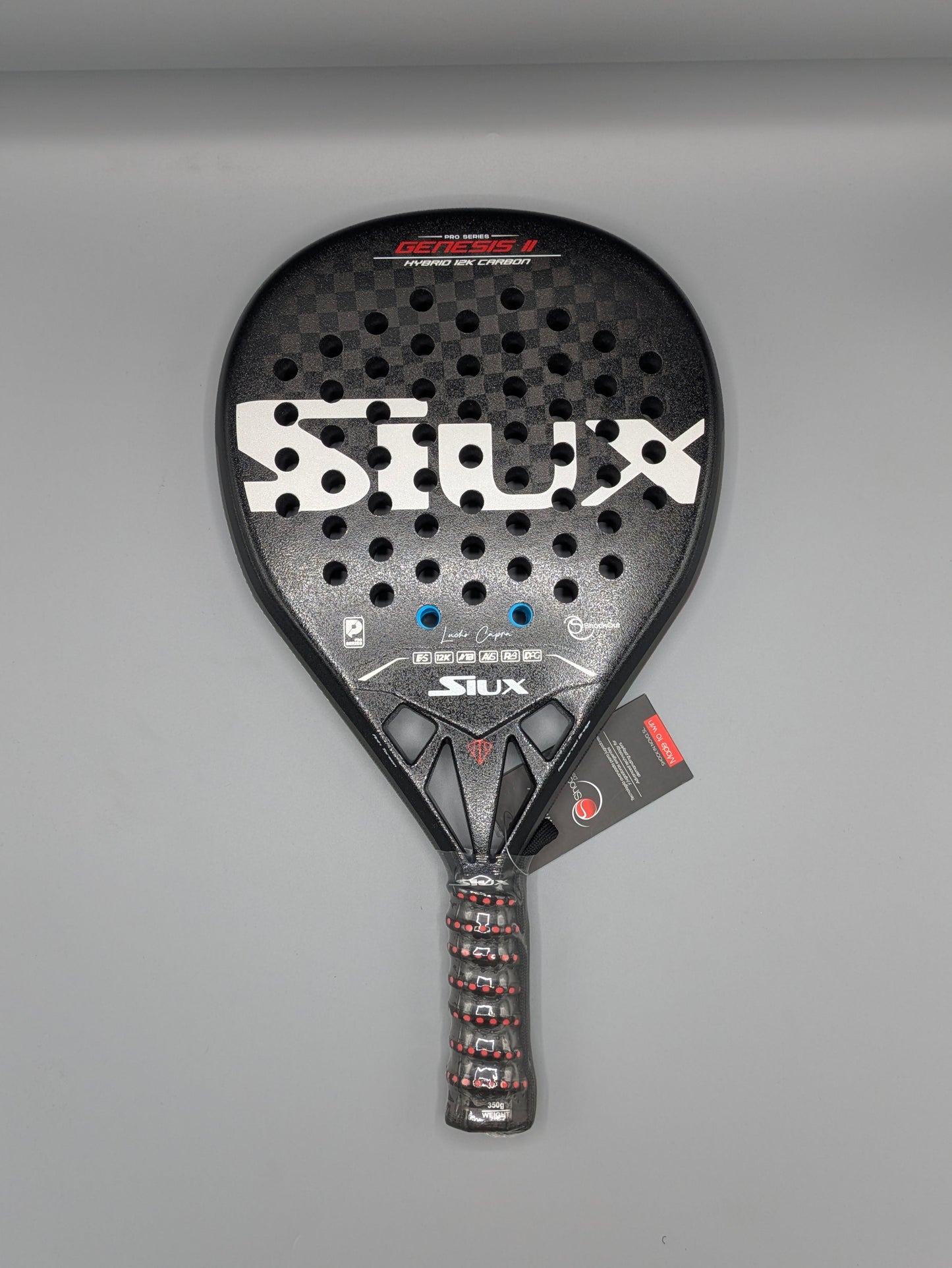Raquette de padel Siux Genesis II Hybrid 12K Lucho Capra Pro