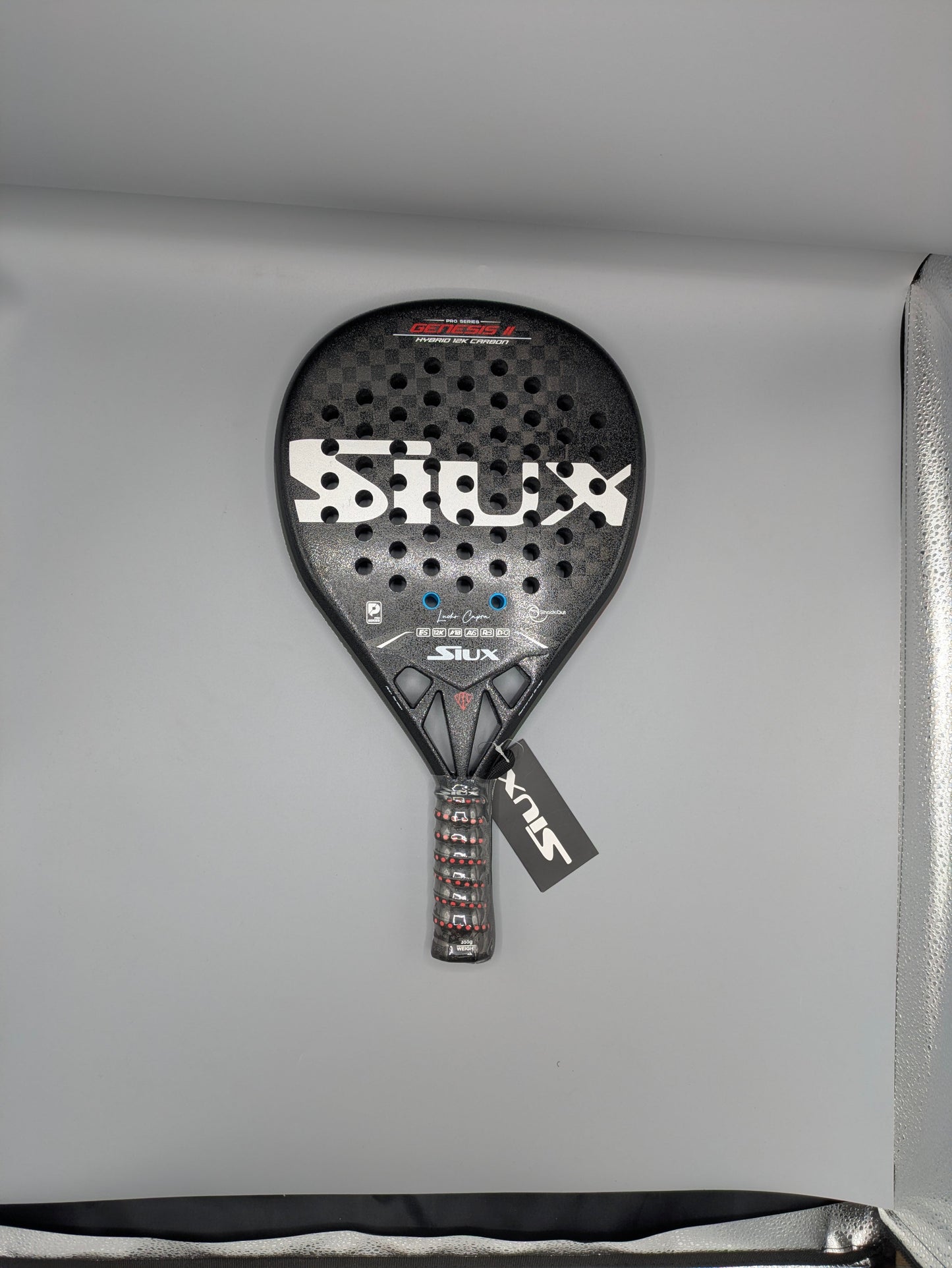 Raquette de padel Siux Genesis II Hybrid 12K Lucho Capra Pro