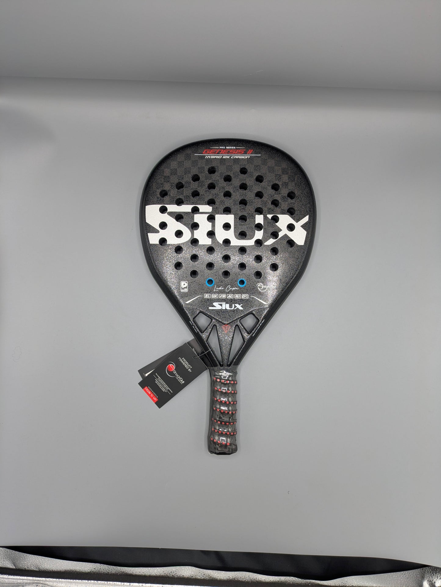 Raquette de padel Siux Genesis II Hybrid 12K Lucho Capra Pro