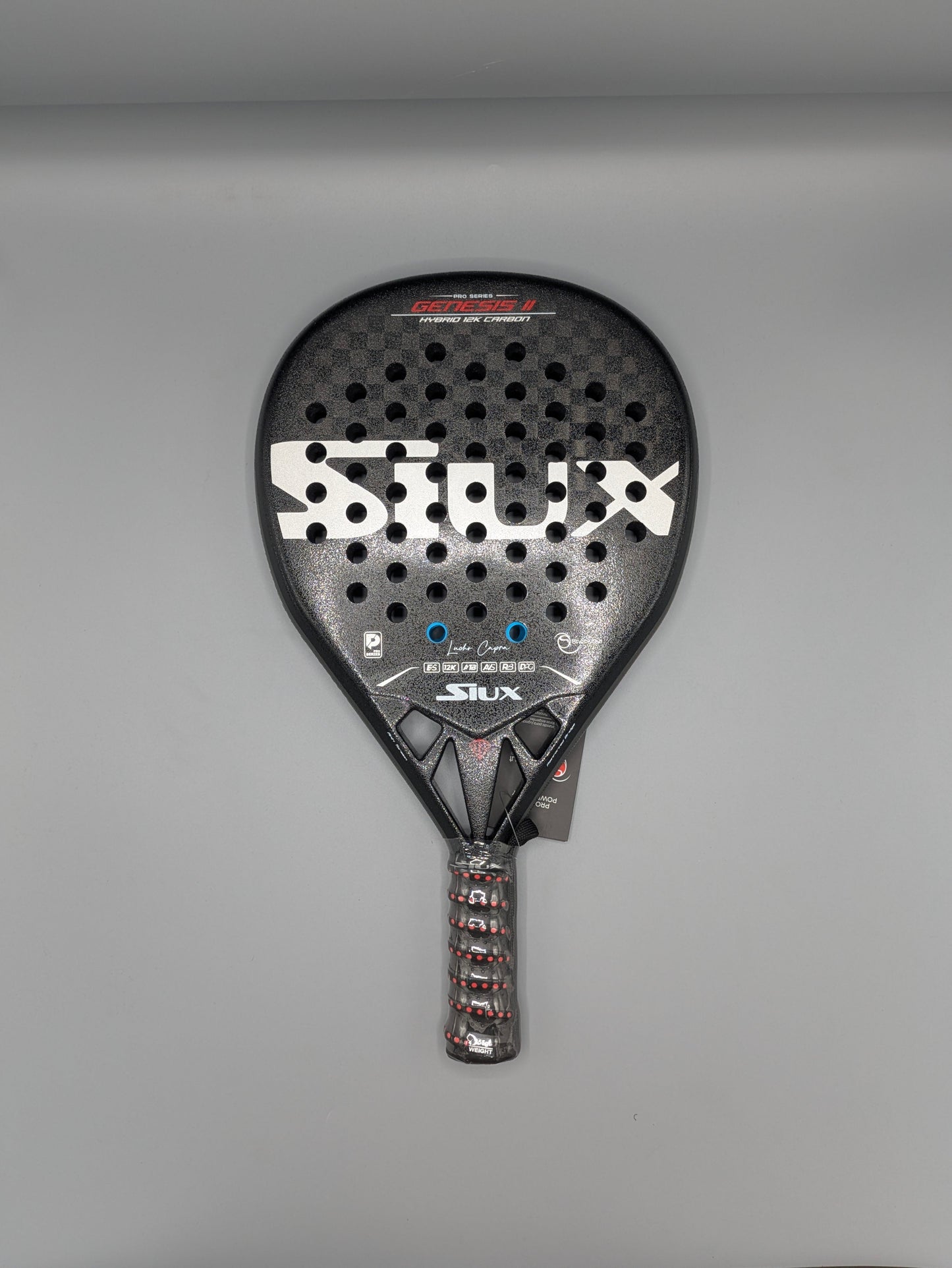 Raquette de padel Siux Genesis II Hybrid 12K Lucho Capra Pro