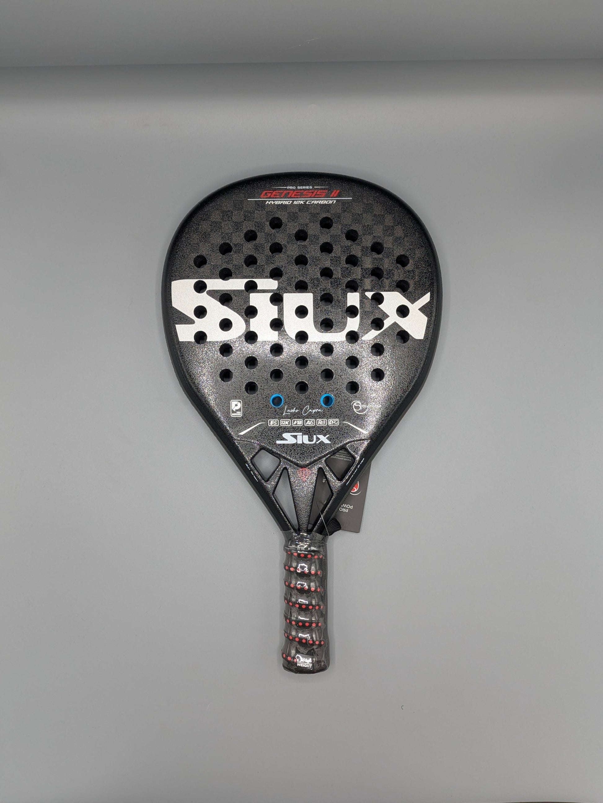 Raquette de padel Siux Genesis II Hybrid 12K Lucho Capra Pro