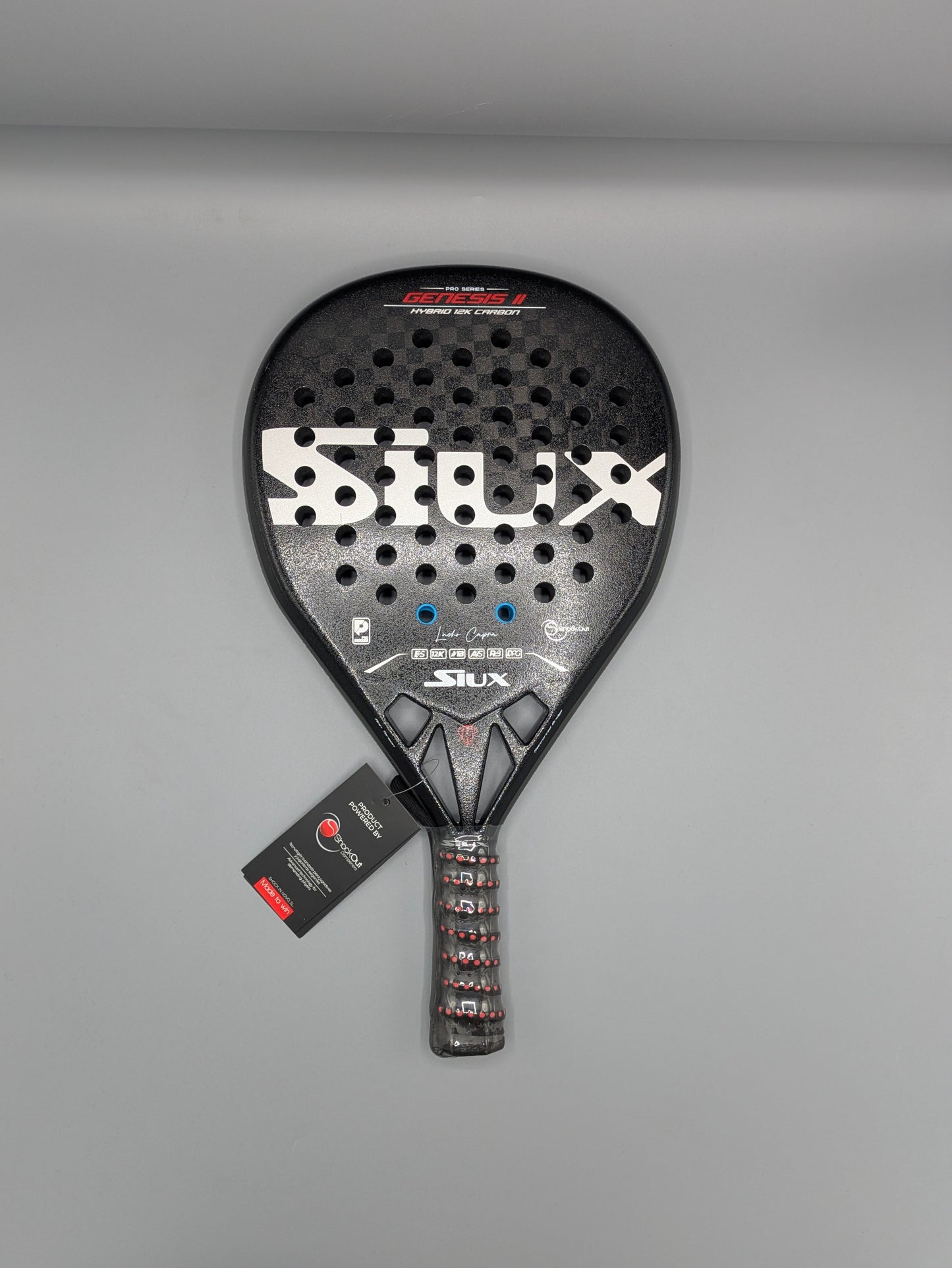 Raquette de padel Siux Genesis II Hybrid 12K Lucho Capra Pro