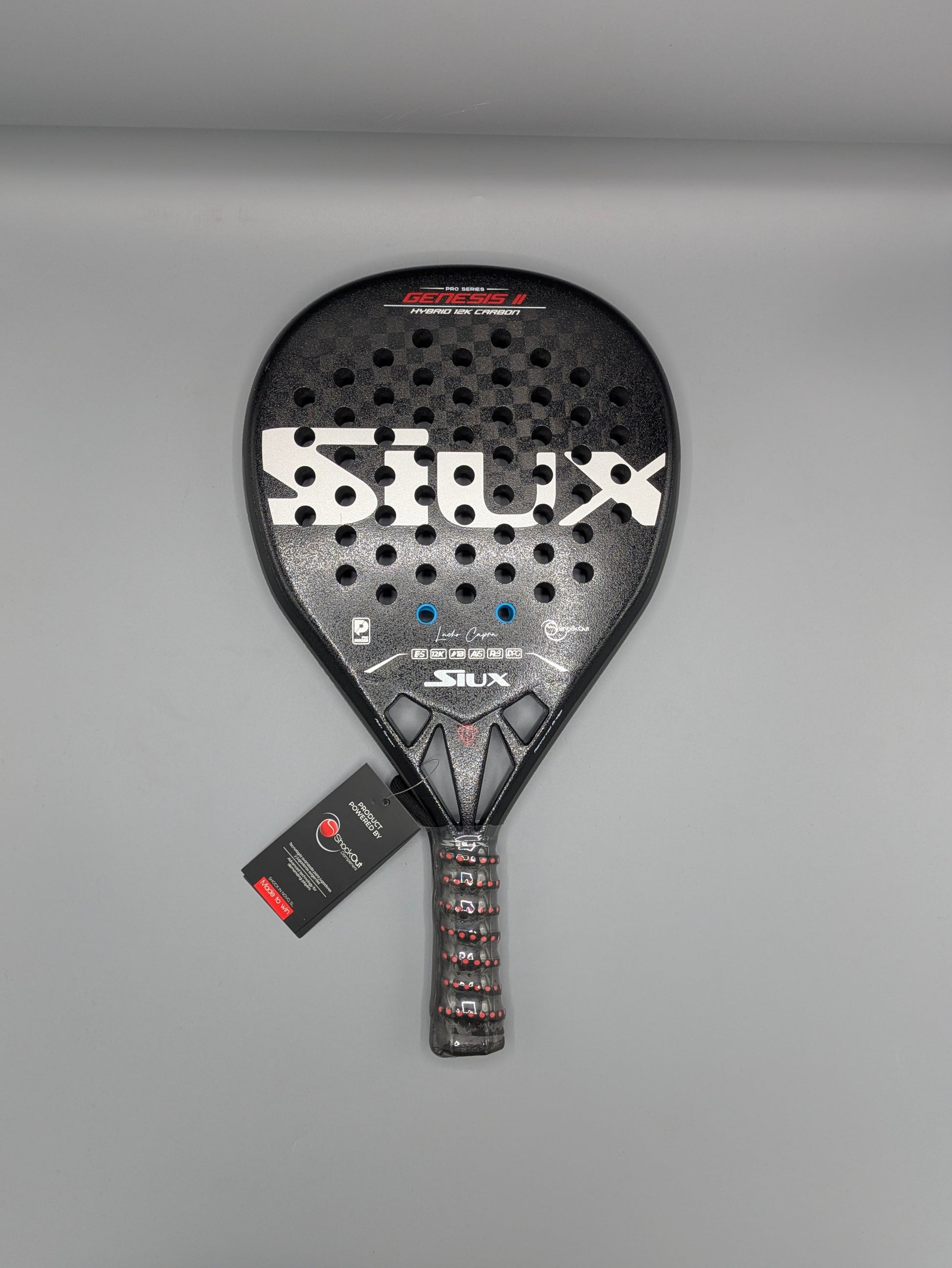 Raquette de padel Siux Genesis II Hybrid 12K Lucho Capra Pro