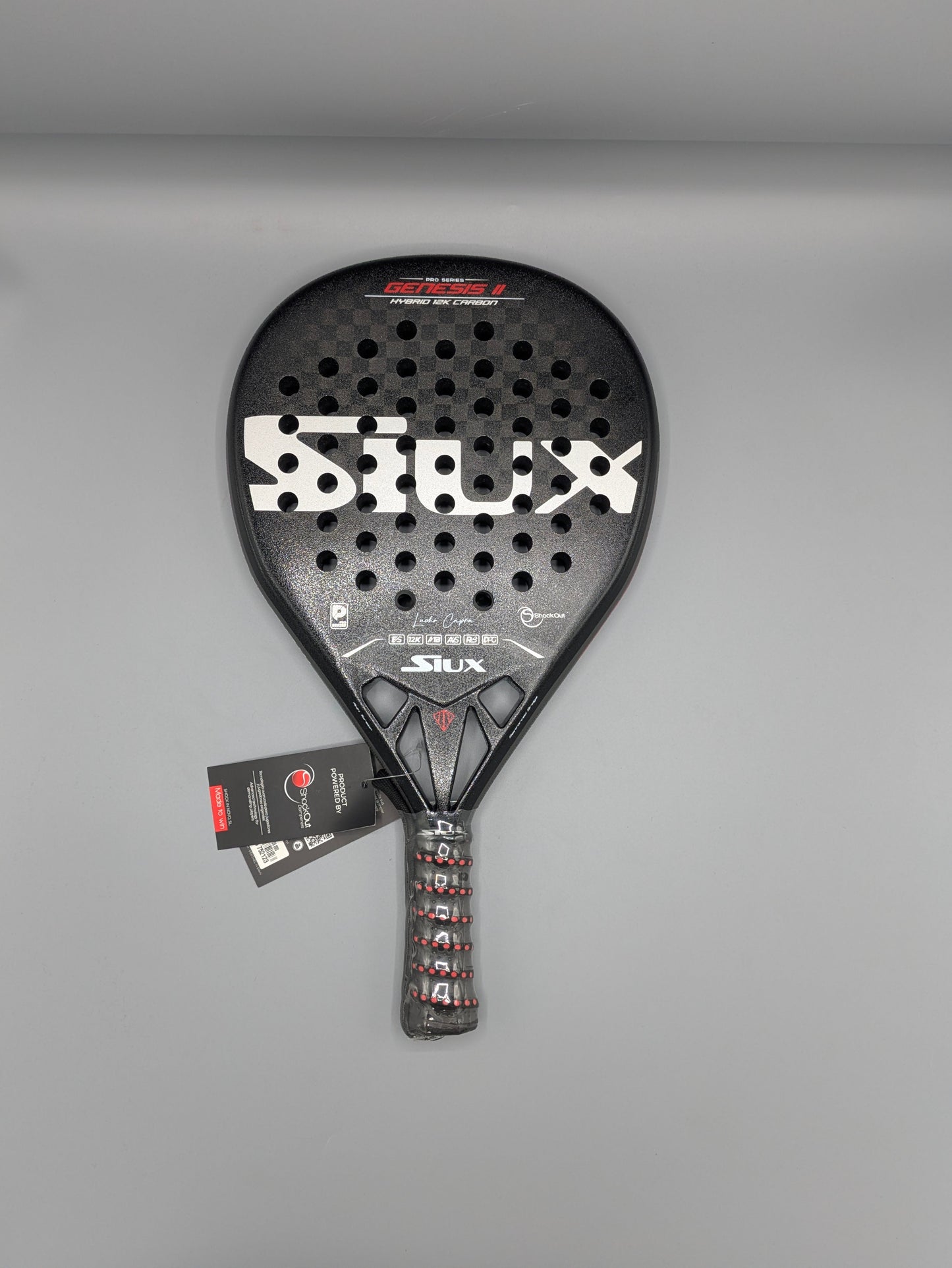 Raquette de padel Siux Genesis II Hybrid 12K Lucho Capra Pro