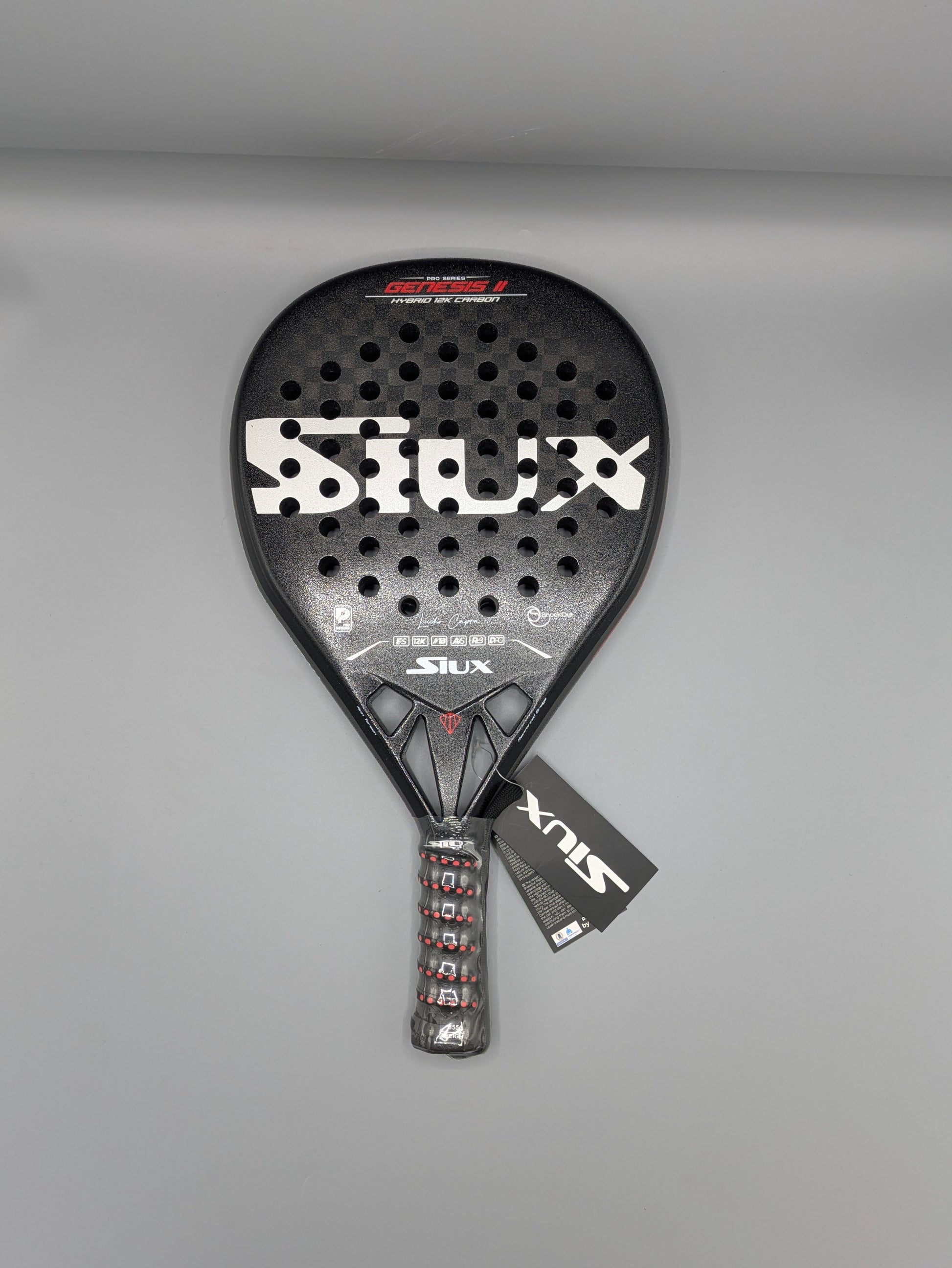Raquette de padel Siux Genesis II Hybrid 12K Lucho Capra Pro