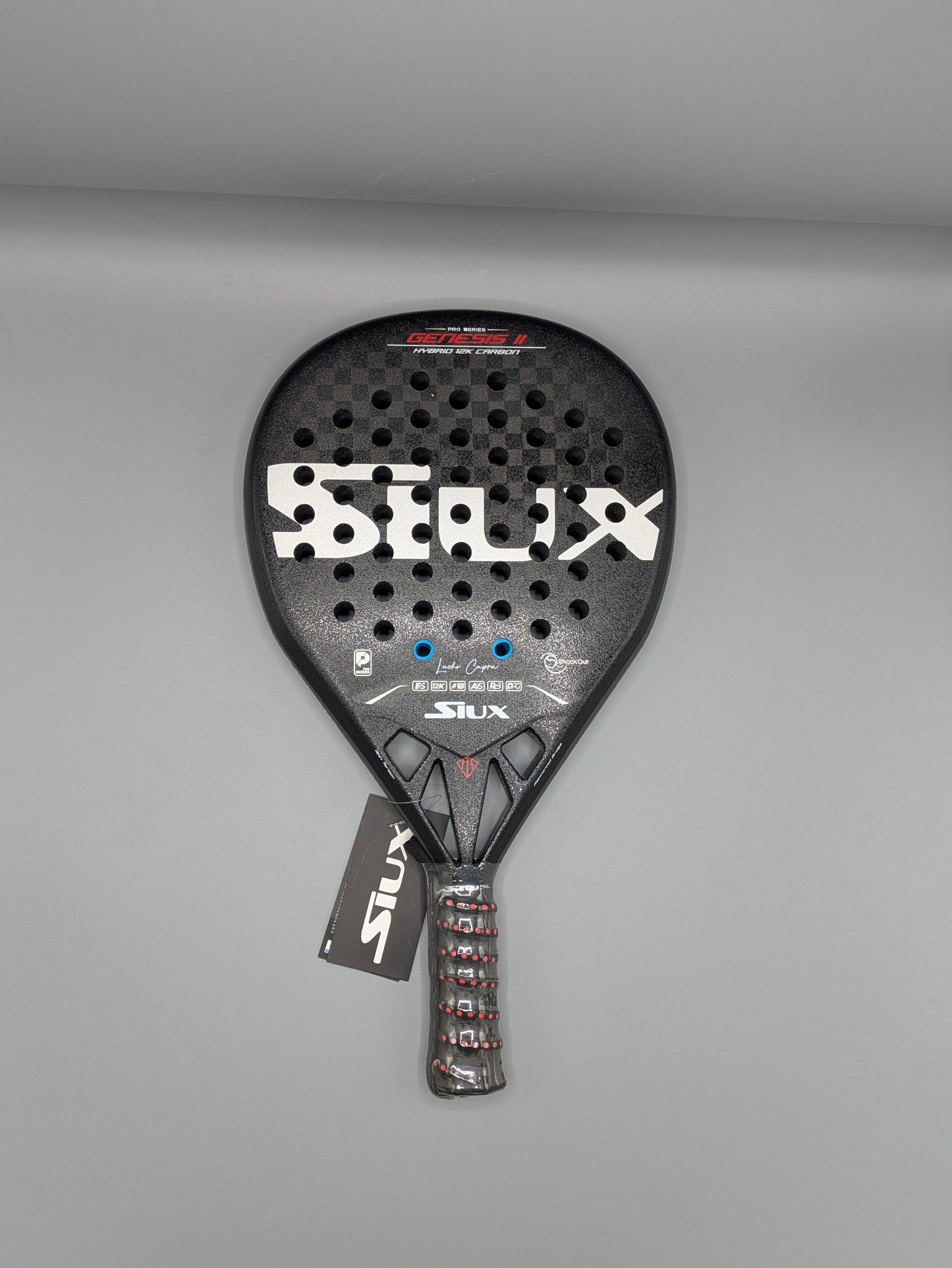 Raquette de padel Siux Genesis II Hybrid 12K Lucho Capra Pro
