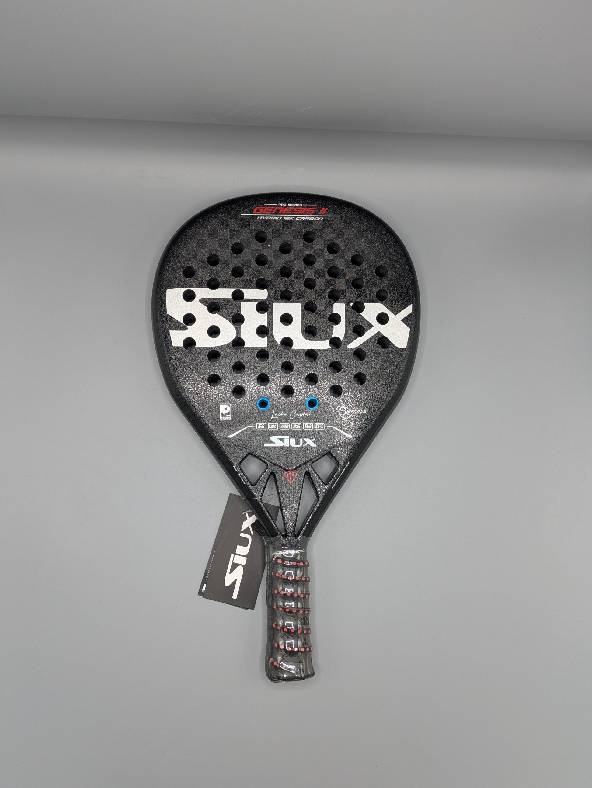 Raquette de padel Siux Genesis II Hybrid 12K Lucho Capra Pro