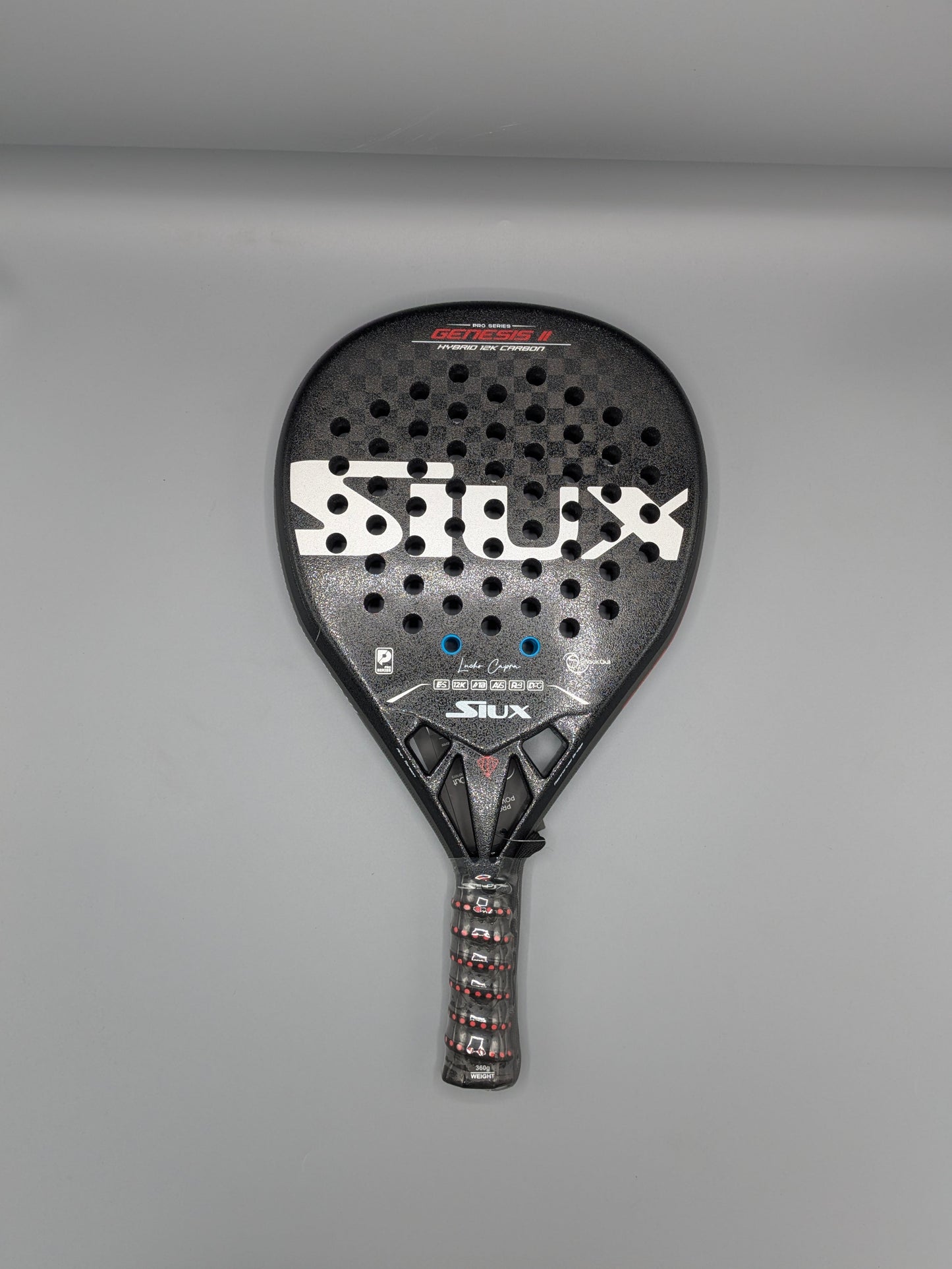 Raquette de padel Siux Genesis II Hybrid 12K Lucho Capra Pro