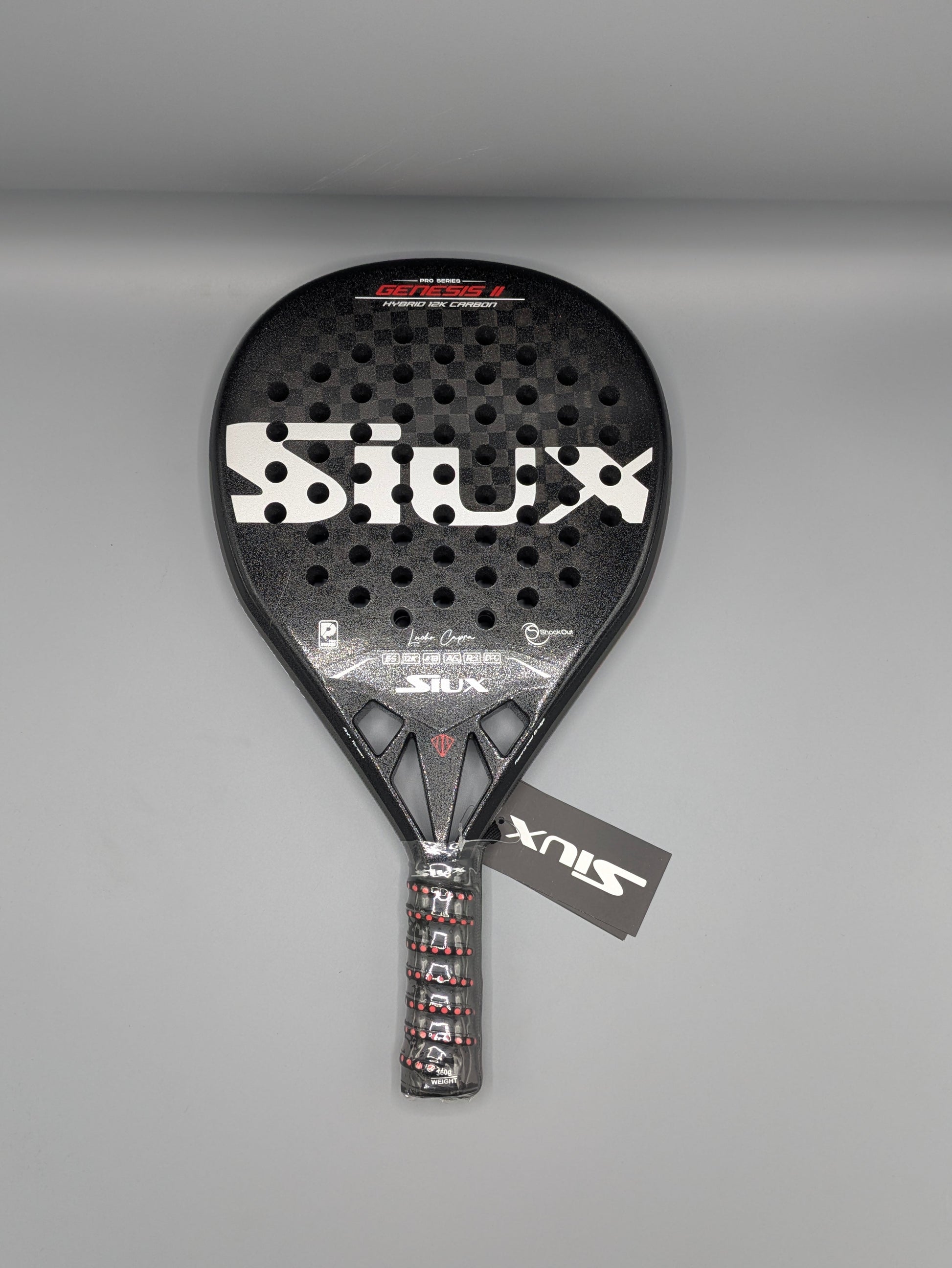 Raquette de padel Siux Genesis II Hybrid 12K Lucho Capra Pro