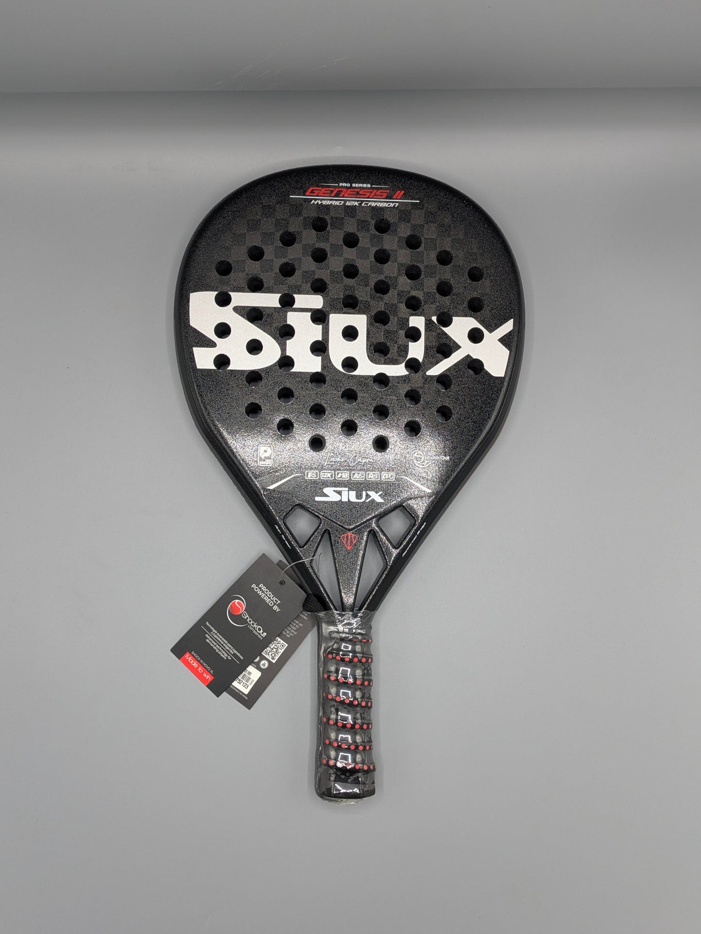 Raquette de padel Siux Genesis II Hybrid 12K Lucho Capra Pro