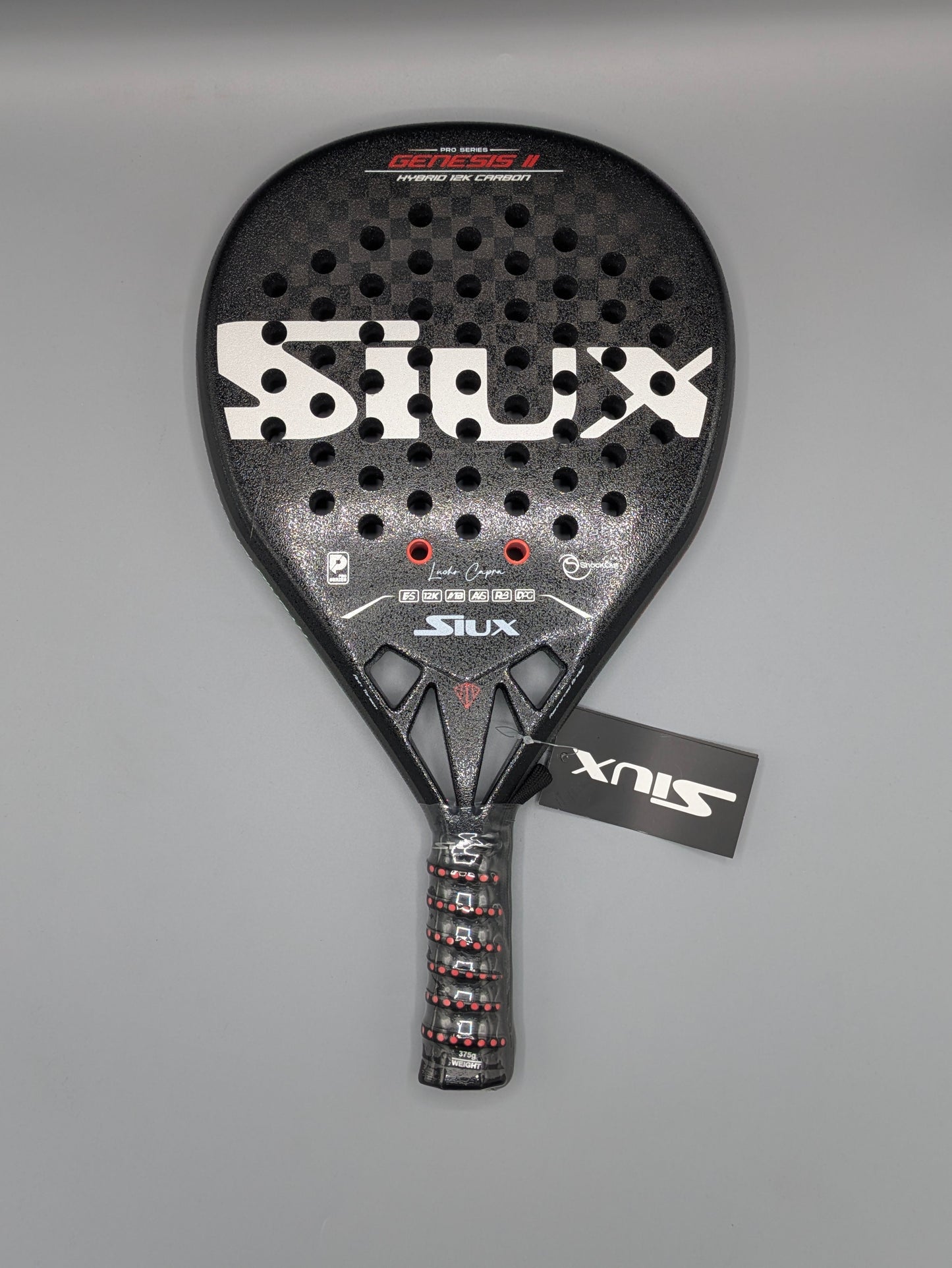 Raquette de padel Siux Genesis II Hybrid 12K Lucho Capra Pro
