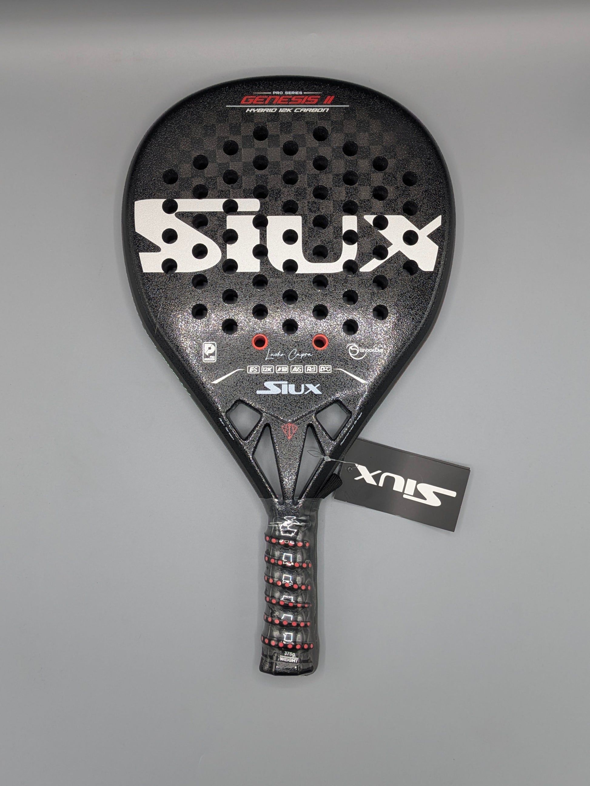 Raquette de padel Siux Genesis II Hybrid 12K Lucho Capra Pro