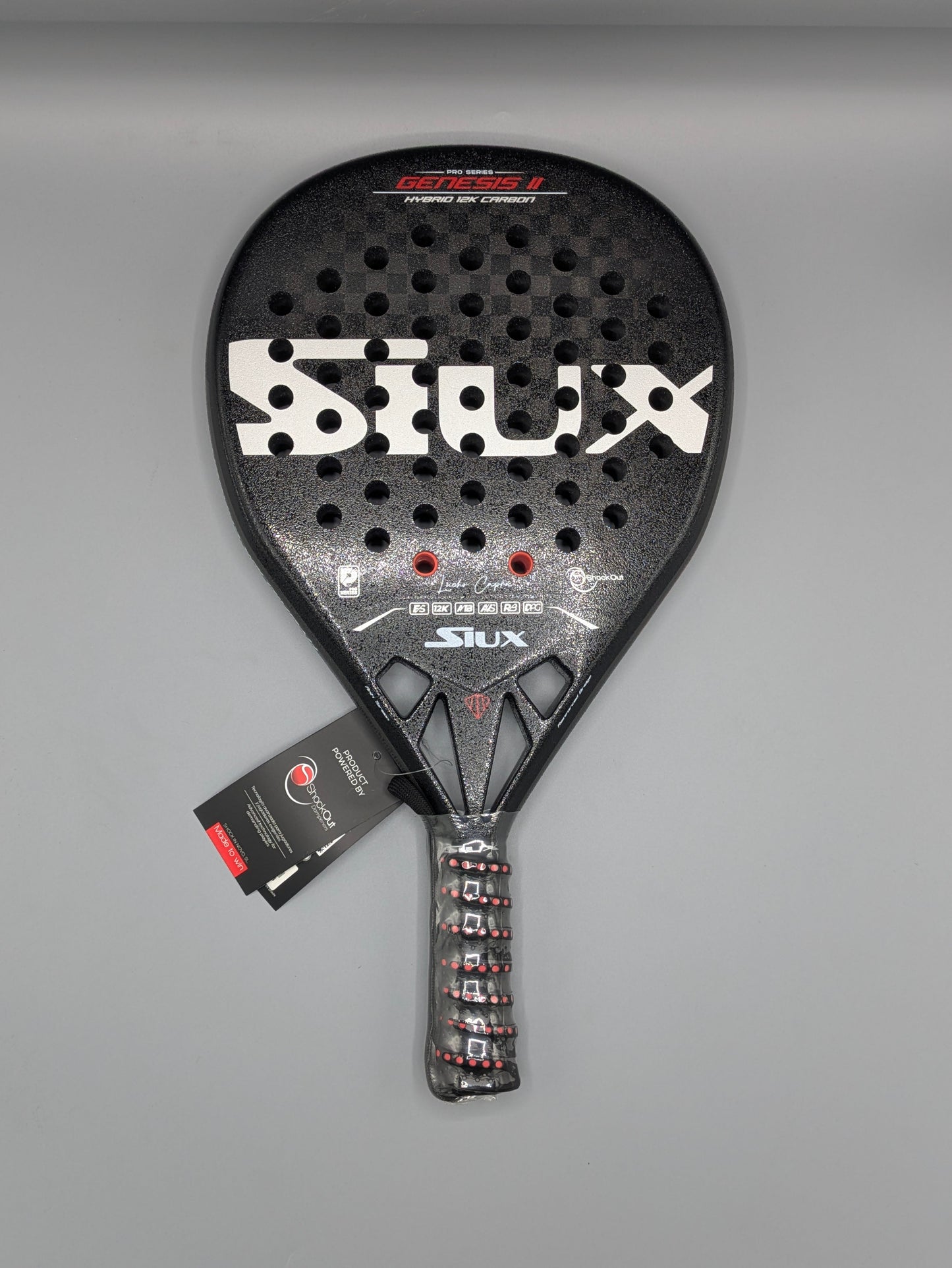 Raquette de padel Siux Genesis II Hybrid 12K Lucho Capra Pro