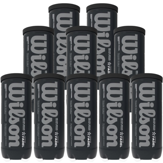 Pack de 10 tubes de balles de padel Wilson Premier Padel