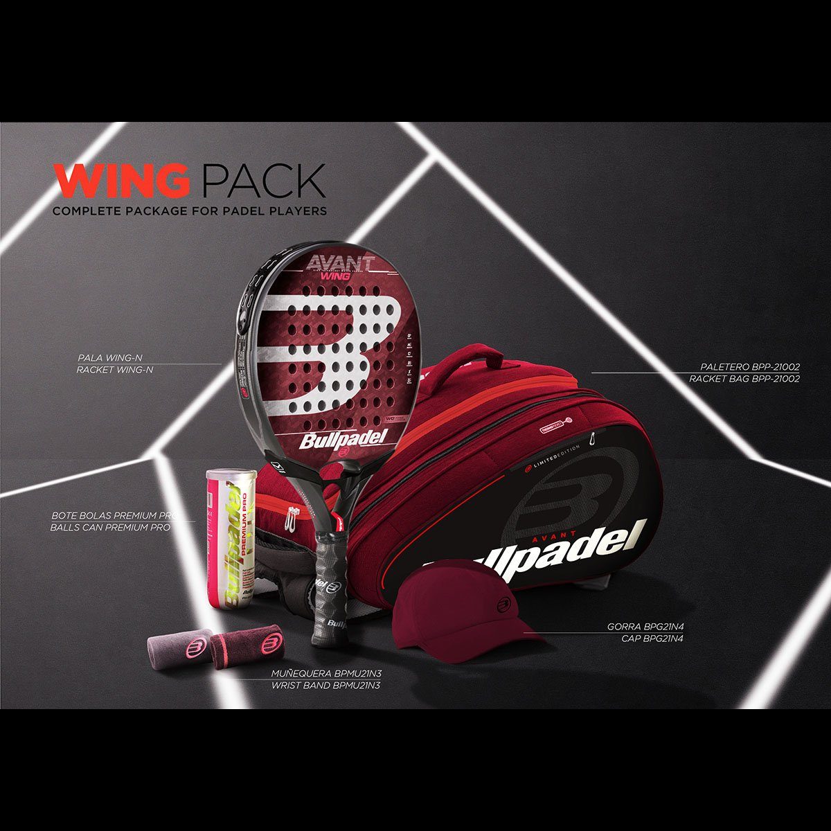 Bullpadel Pack Wing 2022