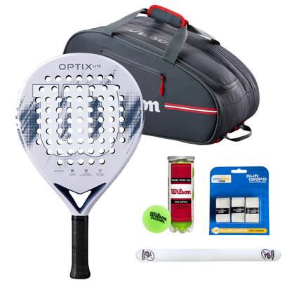 Pack Wilson Débutant Optix V2 Lite 2026 - Esprit Padel Shop