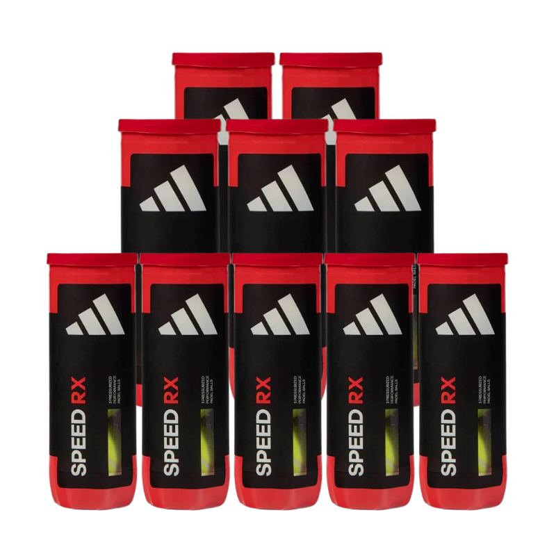 Pack de 10 tubes de balles Adidas Speed Rx