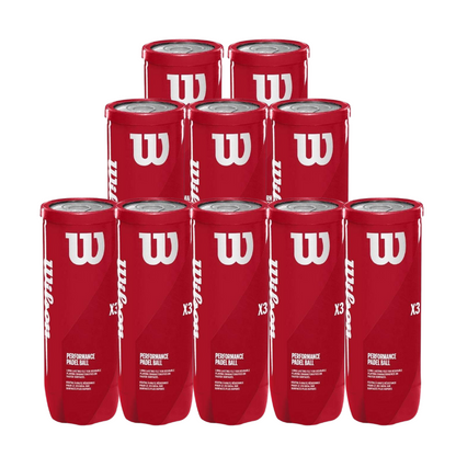 Pack de 10 tubes de balles Wilson X3