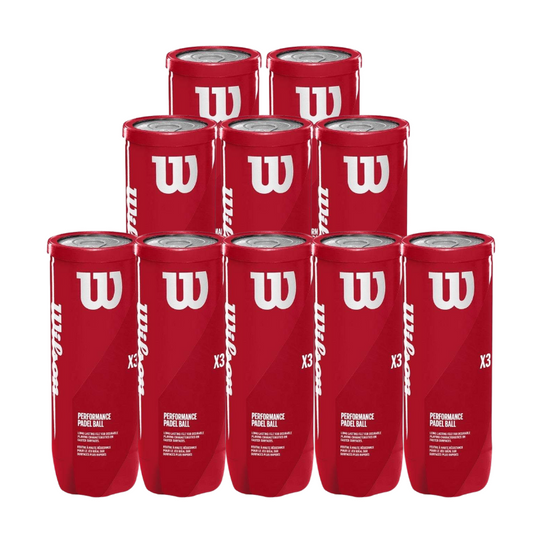 Pack de 10 tubes de balles Wilson X3