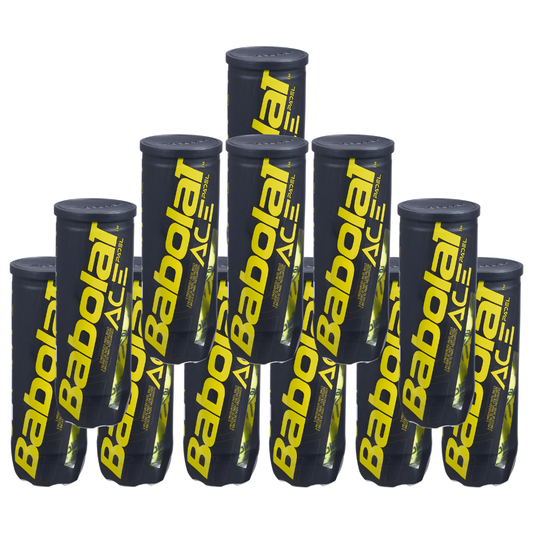 Pack de 12 tubes de balles Babolat Ace